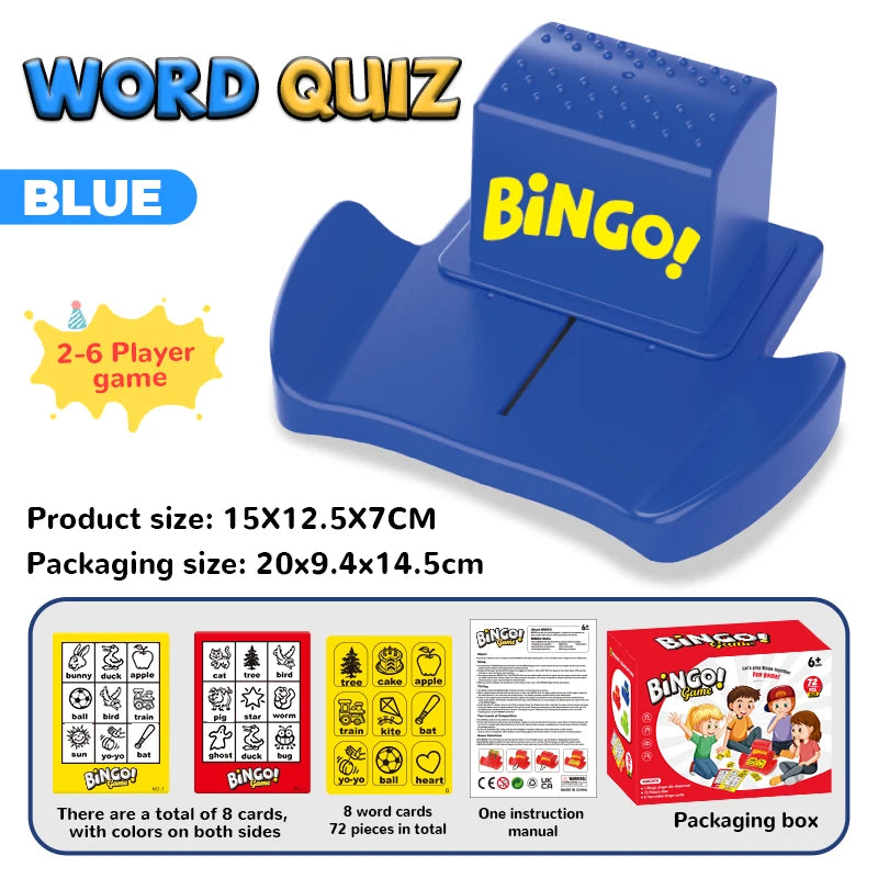 Children's educational game machine, English word learning tool, intelligence development, fun interactive table game