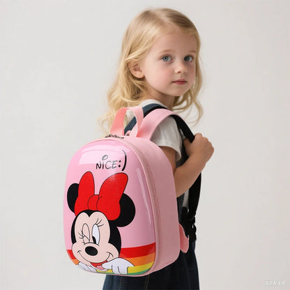 Disney's New Children's Backpack Hard Eggshell Bag Elsa Schoolbag For Girls Large Capacity Back To School