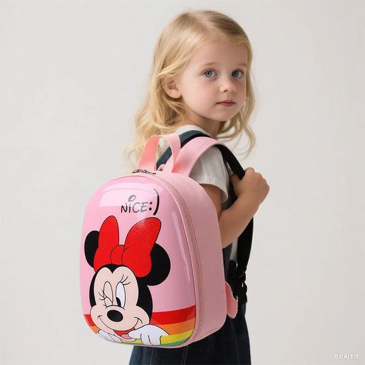 Disney's New Children's Backpack Hard Eggshell Bag Elsa Schoolbag For Girls Large Capacity Back To School