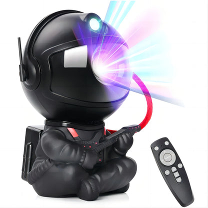 Rocket Astronaut Galaxy Projector Night Light Lamp And 12 Film Starry Sky Astronaut Porjectors Lamp Planetarium For Kids Bedroom