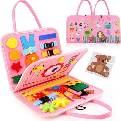 Montessori Busy Board Quiet Book for Kids