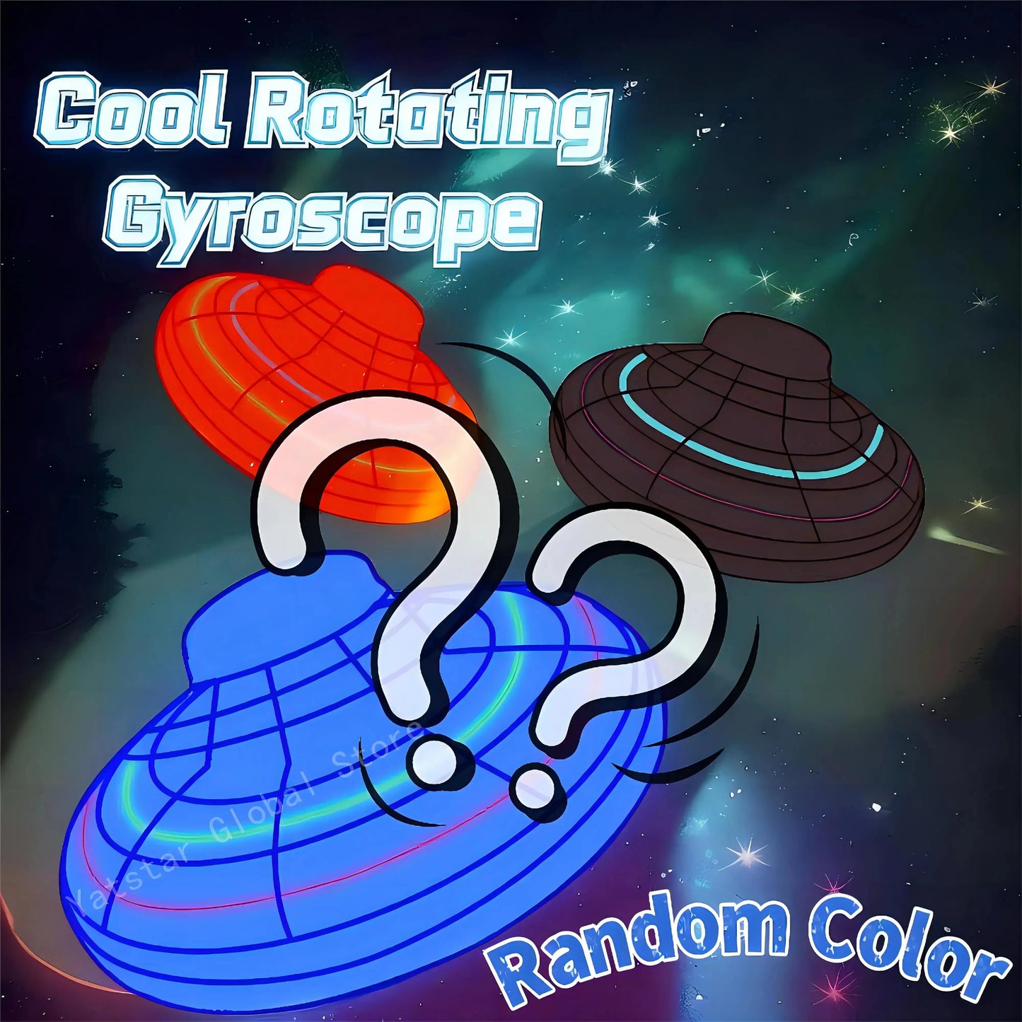 360° Flying Ball Toys Magic Ball Flying Spinner Flight Gyro UFO Fingertip Drone Aircraft induction gyroscope Decompression Toy