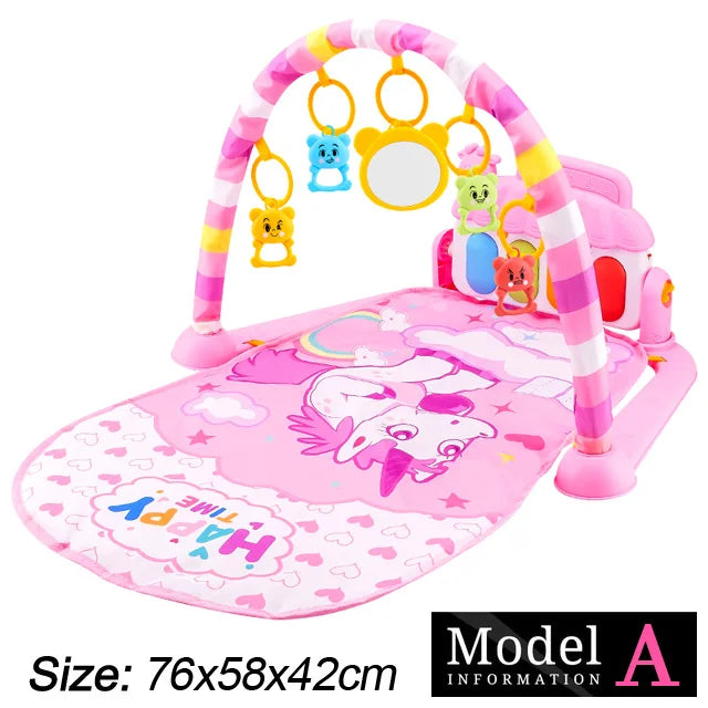 Baby Fitness Activity Gym Play Mat – Musical Piano Toy
