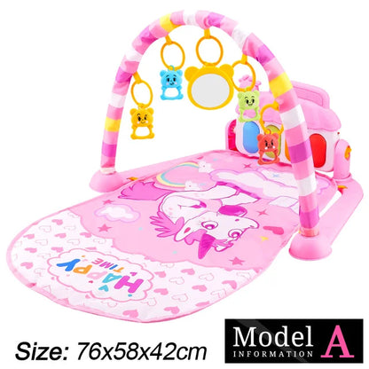 Baby Fitness Activity Gym Play Mat – Musical Piano Toy