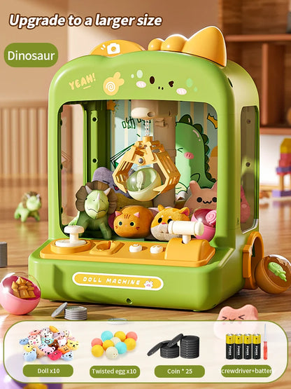 Large Claw Machine for Kids Dinosaur,Vending Machine Toys for Boys 5 6 7 8 Year Old,Candy and Prize Electronic Dispenser Game