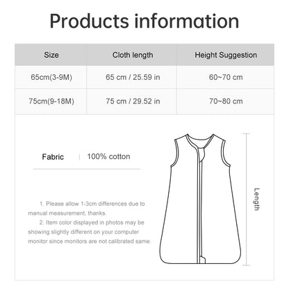 Baby Sleeping Bag 3-18 Months Summer Thin Kids Sleepwear Flowers For Girls Baby Sleepsacks 100% Cotton Anti-Kick Blanket