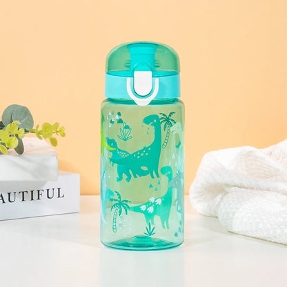 550ml Dinosaur Water Cup Bottle For Kids Children Girls Portable Travel Bottles Gym Sports Fitness Cup Cold Water Juice Drinking