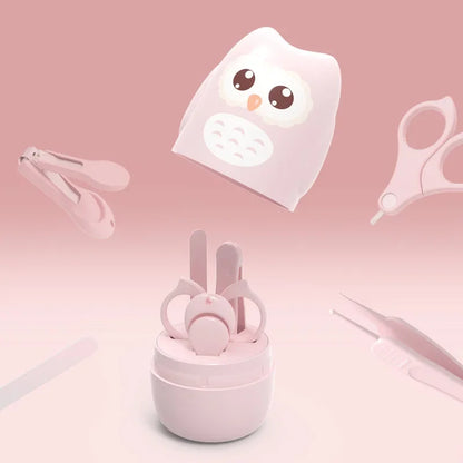 Newborn Baby Nail Scissors Baby Nail Care Tools Kids Safety Portable Nail Scissors Trimmer Tweezers with Box Kids  Nail Art  Set