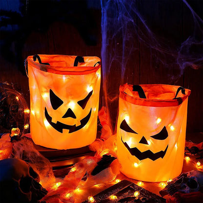 LED Light-Up Halloween Trick or Treat Bucket