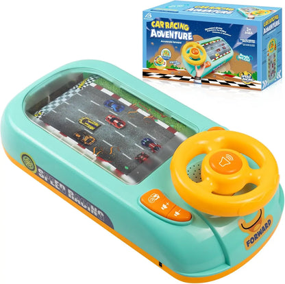 Kids Simulation Steering Wheel Toy with Sound & Lights