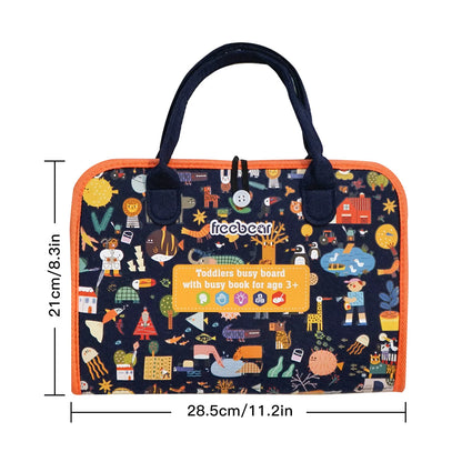 Montessori Busy Board for Ages 3-6 - Sensory Educational Toy for Early Learning & Fine Motor Skills Development