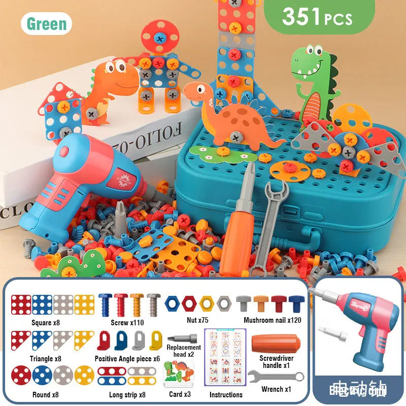 Children Tool Set Toy with Electric Drill