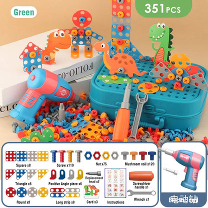 Children Tool Set Toy with Electric Drill