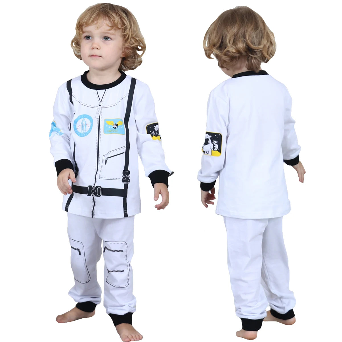 Skeleton Pajama Costume for Kids
