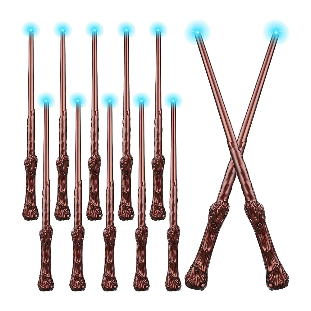Light-Up Wizard Wands with Sound - 10 Piece Set