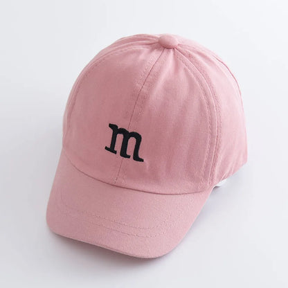 Children's Thin Visor Cap Handsome Letter Baseball Cap Outdoor Sun Hat