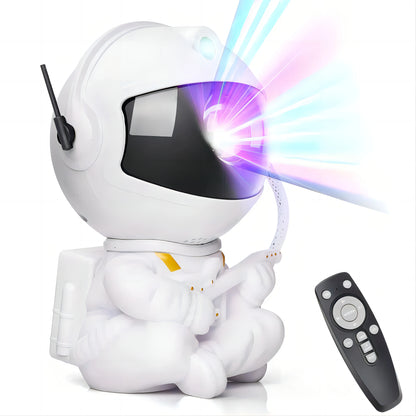 Rocket Astronaut Galaxy Projector Night Light Lamp And 12 Film Starry Sky Astronaut Porjectors Lamp Planetarium For Kids Bedroom