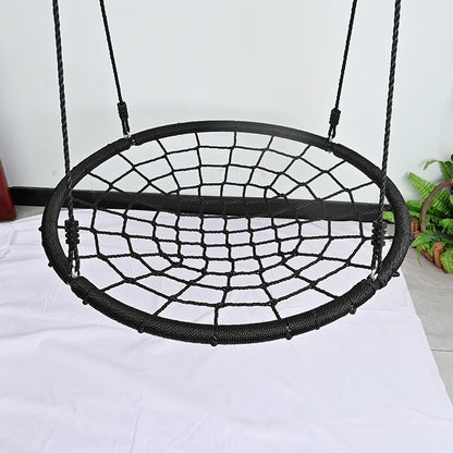 Children Round Nest Swing Indoor and Outdoor Hanger Net Rope Stout Swing Baby Toys Outdoor Fun & Sports Toy Swings