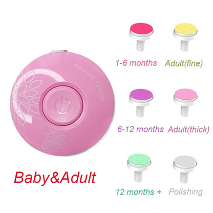 Electric Baby Nail Clipper Cutter For Newborn Baby Nail Trimmer Kid Nail Polisher Tool Infant Manicure Scissors Baby Hygiene Kit