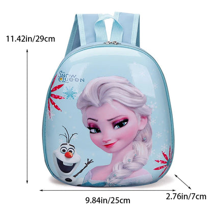 Disney's New Children's Backpack Hard Eggshell Bag Elsa Schoolbag For Girls Large Capacity Back To School