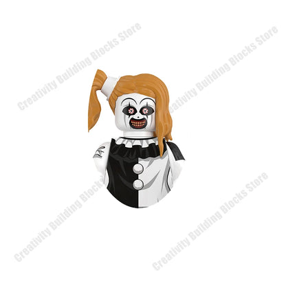 Mini 3D Halloween Figures Building Block Toy Set
