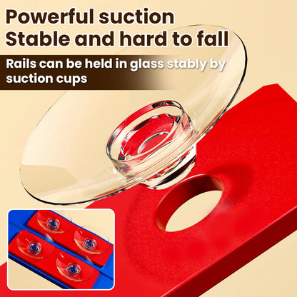 DIY track assembled aluminum alloy pull-back racing car gravity slide boys and girls educational toys holiday Christmas gifts