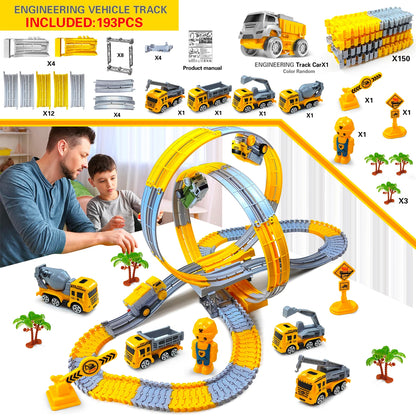 Children Electric Track Car Toy Set