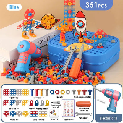 Children Tool Set Toy with Electric Drill