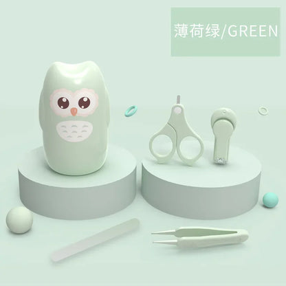 Newborn Baby Nail Scissors Baby Nail Care Tools Kids Safety Portable Nail Scissors Trimmer Tweezers with Box Kids  Nail Art  Set