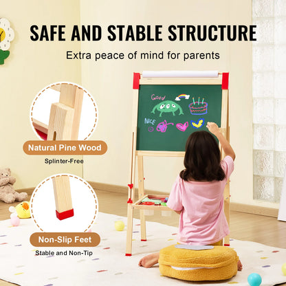 VEVOR 3-in-1 Kids Art Easel