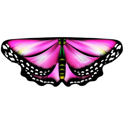 Kids Butterfly Wings Shawl Costume Cape