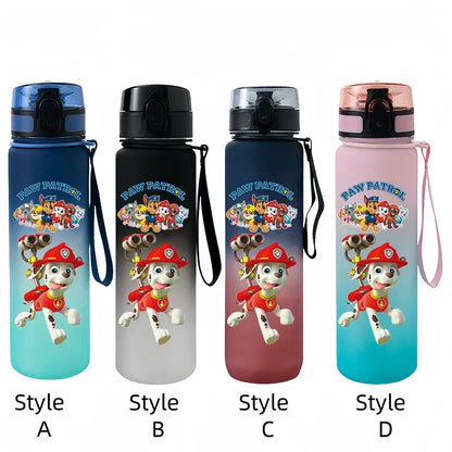 PAW Patrol Chase Marshall Anime Figure Outdoor Portable Children's Plastic Large Drink Bottles Student Sport Water Cup Gifts
