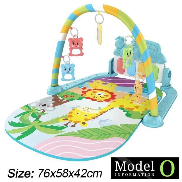 Baby Fitness Activity Gym Play Mat – Musical Piano Toy