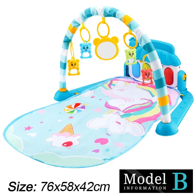 Baby Fitness Activity Gym Play Mat – Musical Piano Toy
