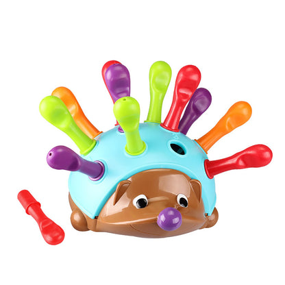 Baby Early Education Cognitive Color Children's Focus Montessori Puzzle Puzzle Hedgehog Toy