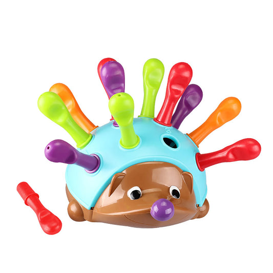 Baby Early Education Cognitive Color Children's Focus Montessori Puzzle Puzzle Hedgehog Toy