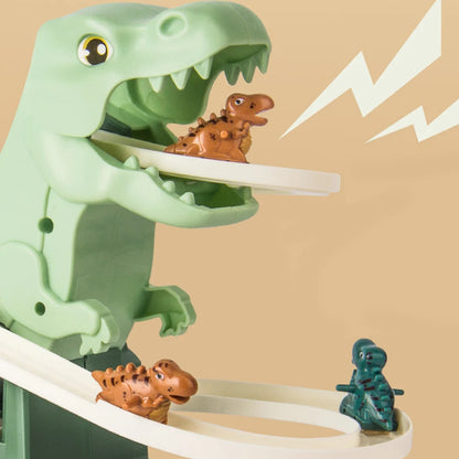 Dinosaur Climbing Slide Toy with Music & 3 Dinosaurs