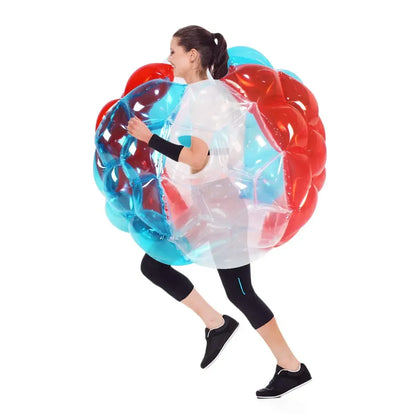 60cm Bubble Ball Human Inflatable Collision Game PVC Durable Buffer Ball Outdoor Activity Toy for Family Party Kids Game Toys