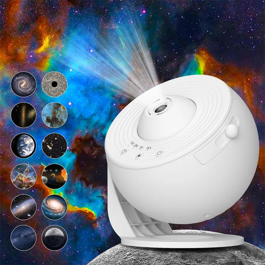 LED Night Light Galaxy Projector Starry Sky Projector 360° Rotate Planetarium Night Lamp For Room Decorative Children Kids Gift
