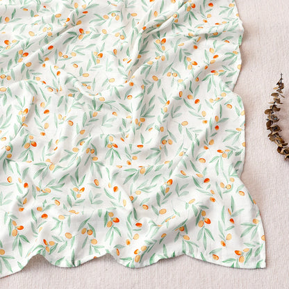 120x120cm Bamboo Cotton Baby Swaddle Bedding Bath Towel Infant Wrap Gauze Muslin Blankets Breathable For Newborn Baby Dropship