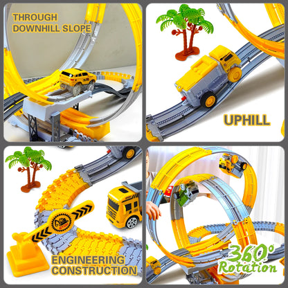 Children Electric Track Car Toy Set
