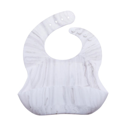 Baby Waterproof Bibs Toddler Silicone Bibs Cute Bowknot Aprons Kids Bib Girl Boy Adjustable Soft Silicone Bib Baby Feeding