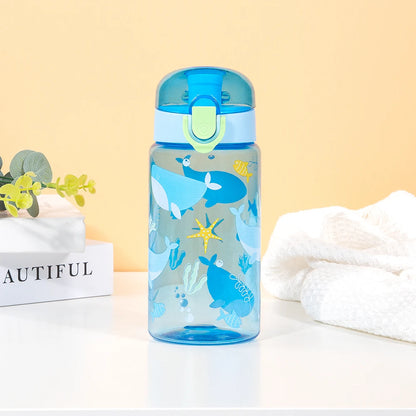 550ml Dinosaur Water Cup Bottle For Kids Children Girls Portable Travel Bottles Gym Sports Fitness Cup Cold Water Juice Drinking