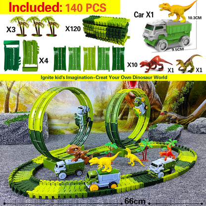 Children Electric Track Car Toy Set