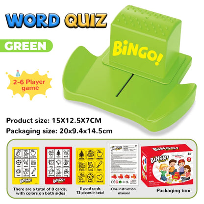 Children's educational game machine, English word learning tool, intelligence development, fun interactive table game