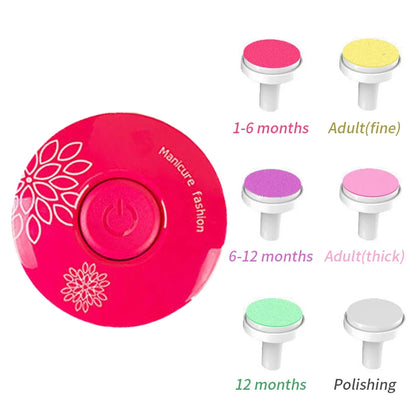 Electric Baby Nail Clipper Cutter For Newborn Baby Nail Trimmer Kid Nail Polisher Tool Infant Manicure Scissors Baby Hygiene Kit