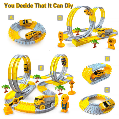 Children Electric Track Car Toy Set
