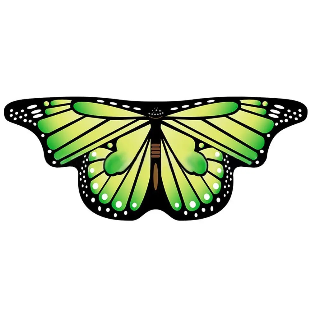 Kids Butterfly Wings Shawl Costume Cape
