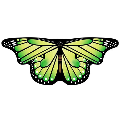 Kids Butterfly Wings Shawl Costume Cape