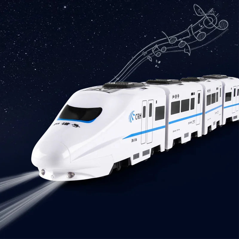 3D Electric Bullet Train Toy with Lights